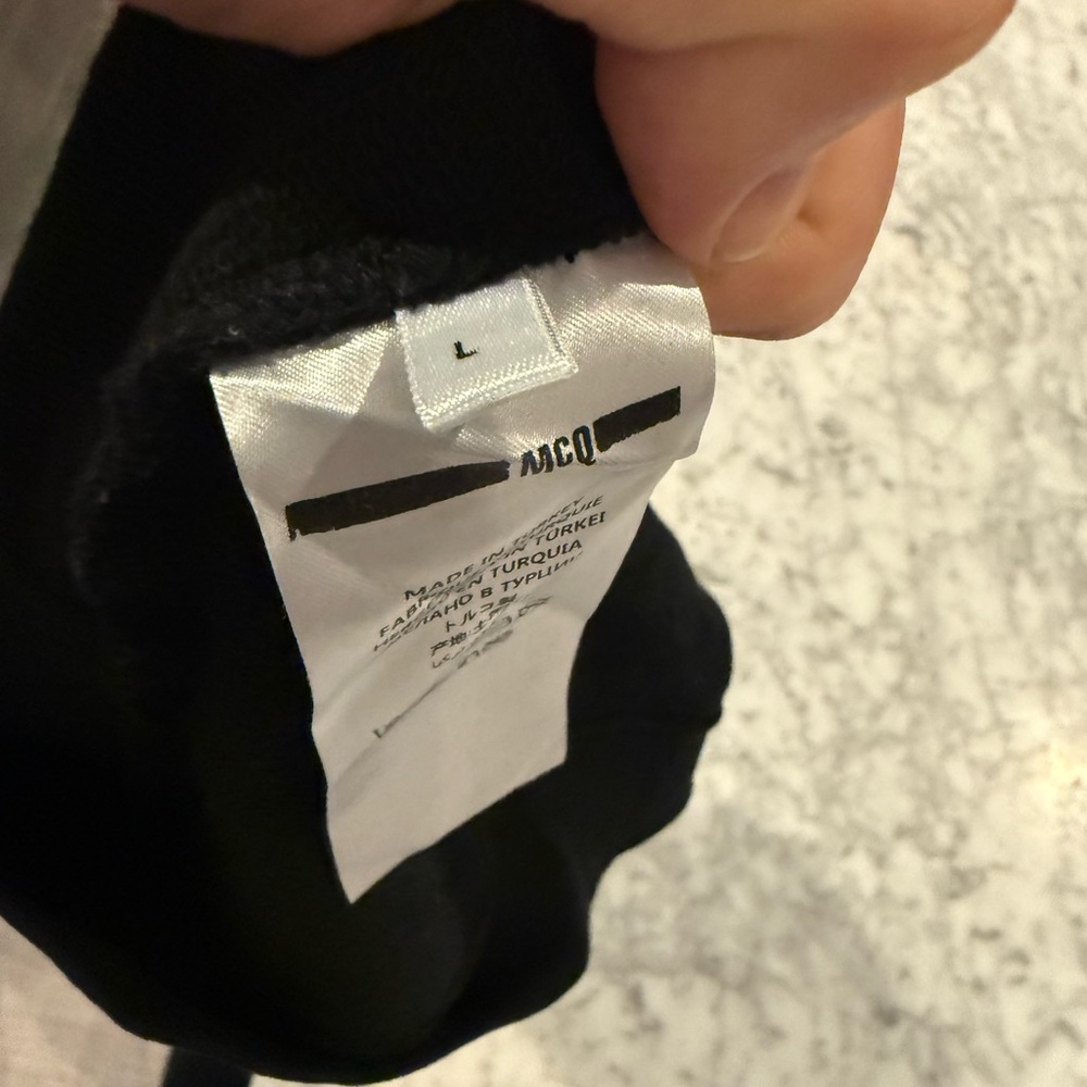 McQ by Alexander McQueen Black Sweatshirt